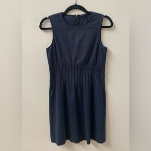 SZ 2 Theory Navy Blue Sleeveless Dress